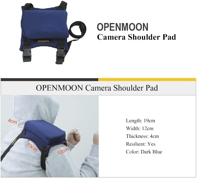 OPENMOON Camera Shoulder Pad - Thick Cushion Support for Pain Relief - Image 2